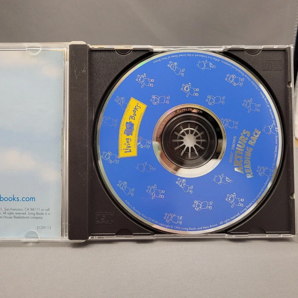 Arthur's Reading Race by Marc Brown (CD-ROM, 1996)